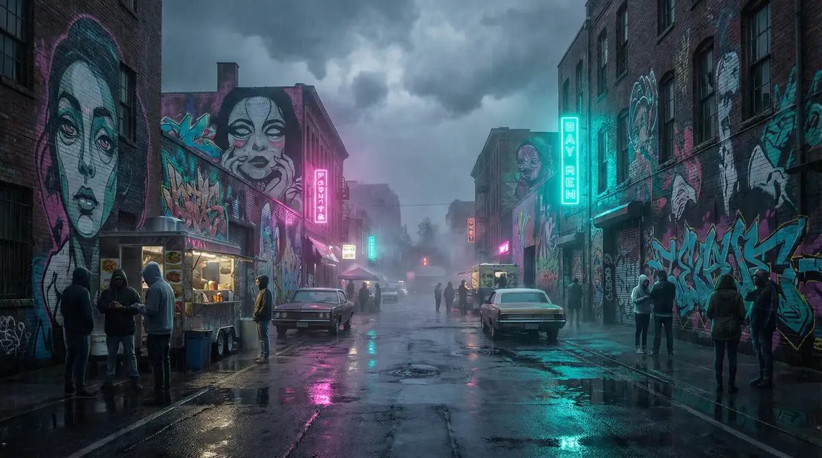 忘忧草蜜芽188 - 雨夜壁画街